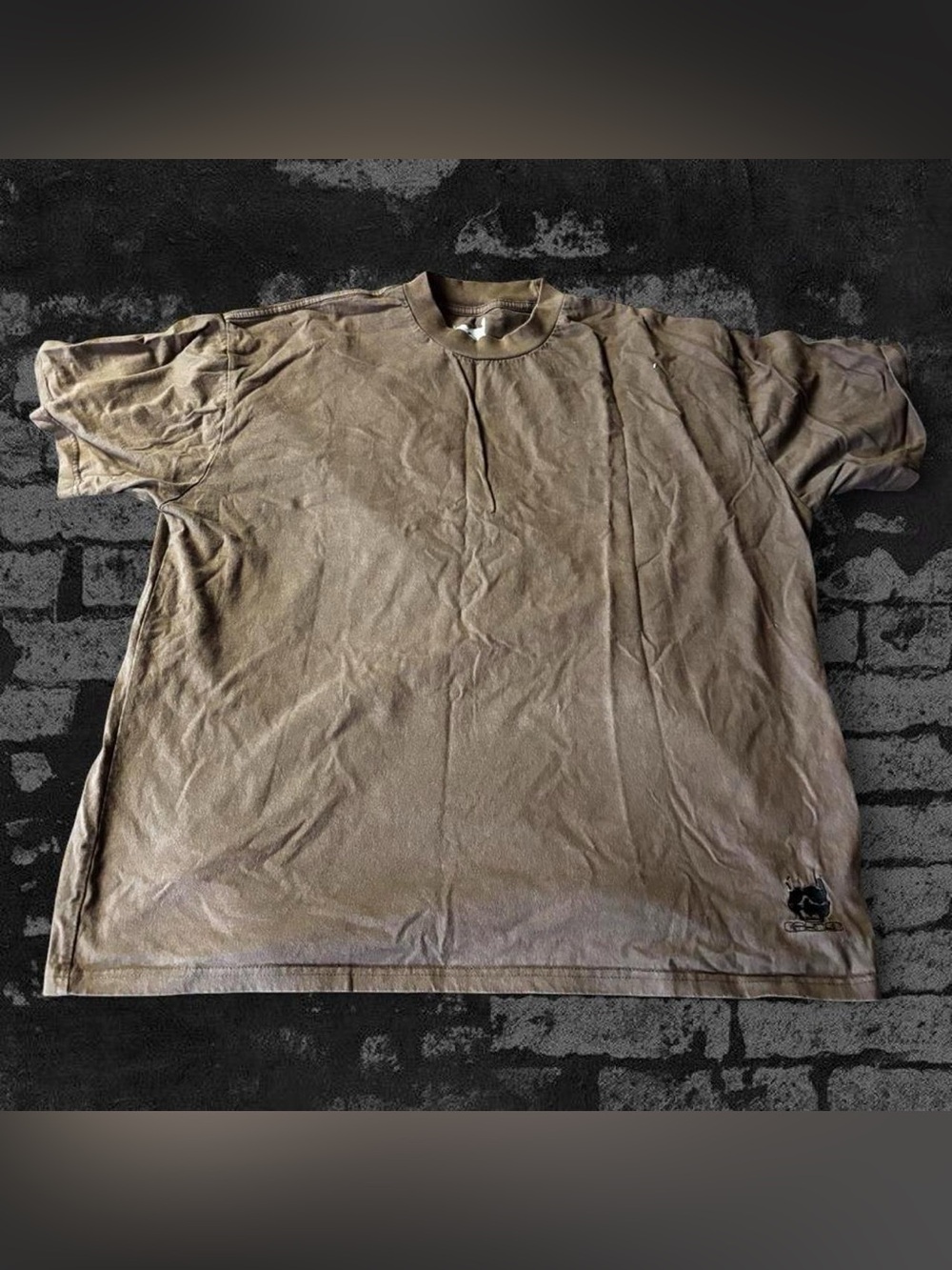 G59 Records brown cotton t-shirt size XL